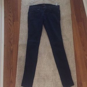 Dark blue skinny jeans
